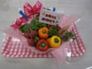 食育ソムリエによる「野菜アレンジメント」