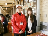 (写真: 武田 芳計さん、 娘さん)